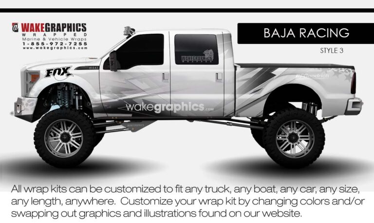 Baja Racing | STYLE 3 | Truck Wraps